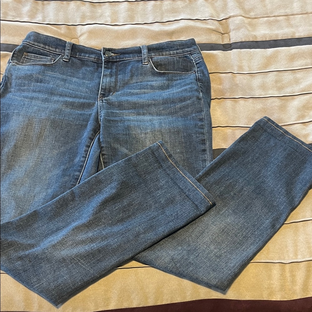 DKNY Women's Straight Leg Jeans - Blue, Size 6